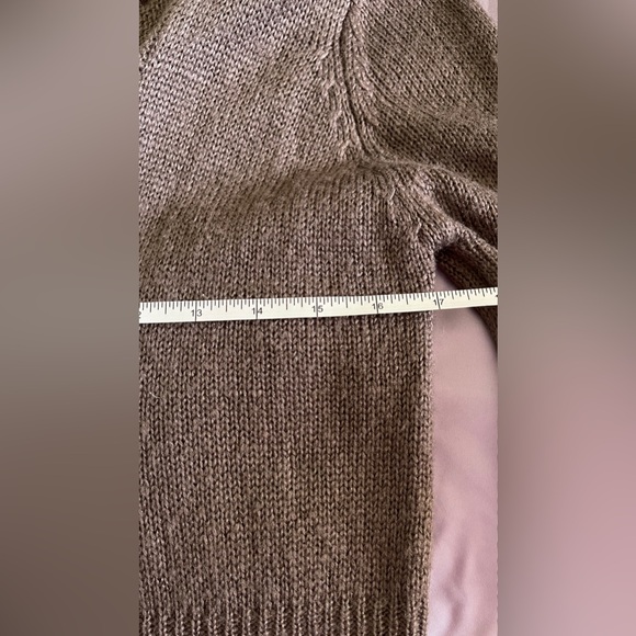 Decree Waterfall Cardigan Sweater Trumpet Sleeve L - Picture 8 of 16